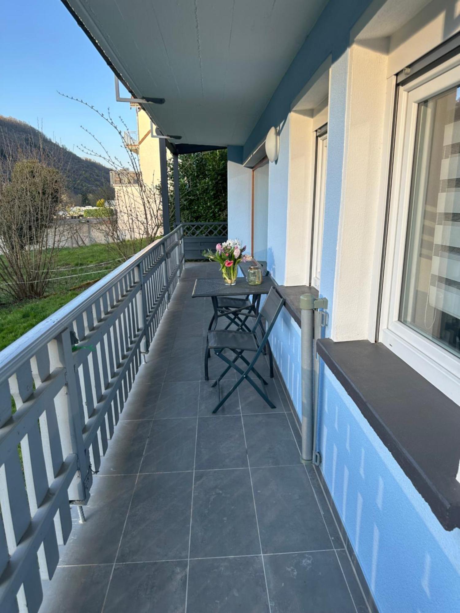 Ferienhaus Leopold Mit Burgblick An Der Mosel Burgen  Buitenkant foto