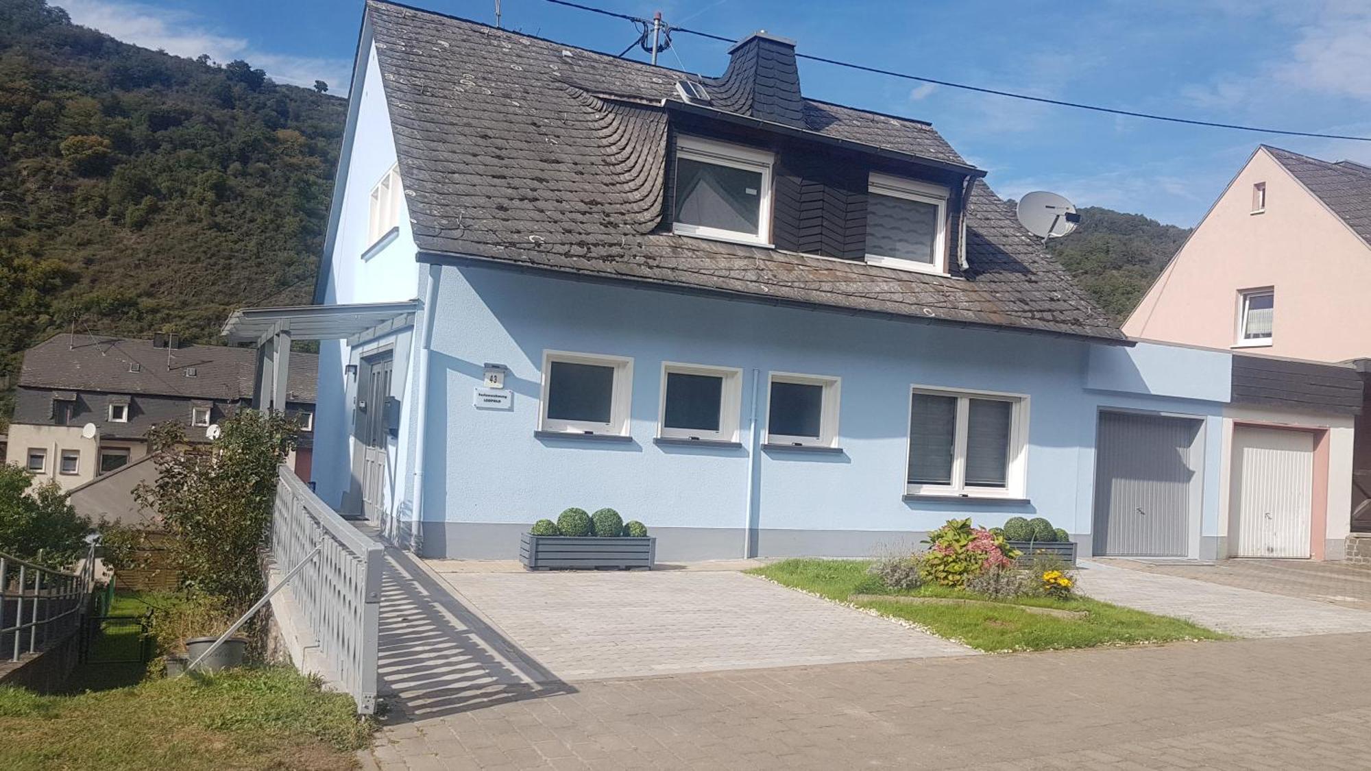 Ferienhaus Leopold Mit Burgblick An Der Mosel Burgen  Buitenkant foto
