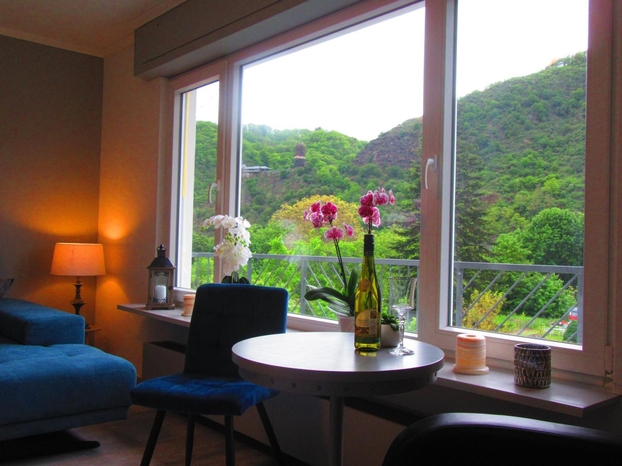 Ferienhaus Leopold Mit Burgblick An Der Mosel Burgen  Buitenkant foto